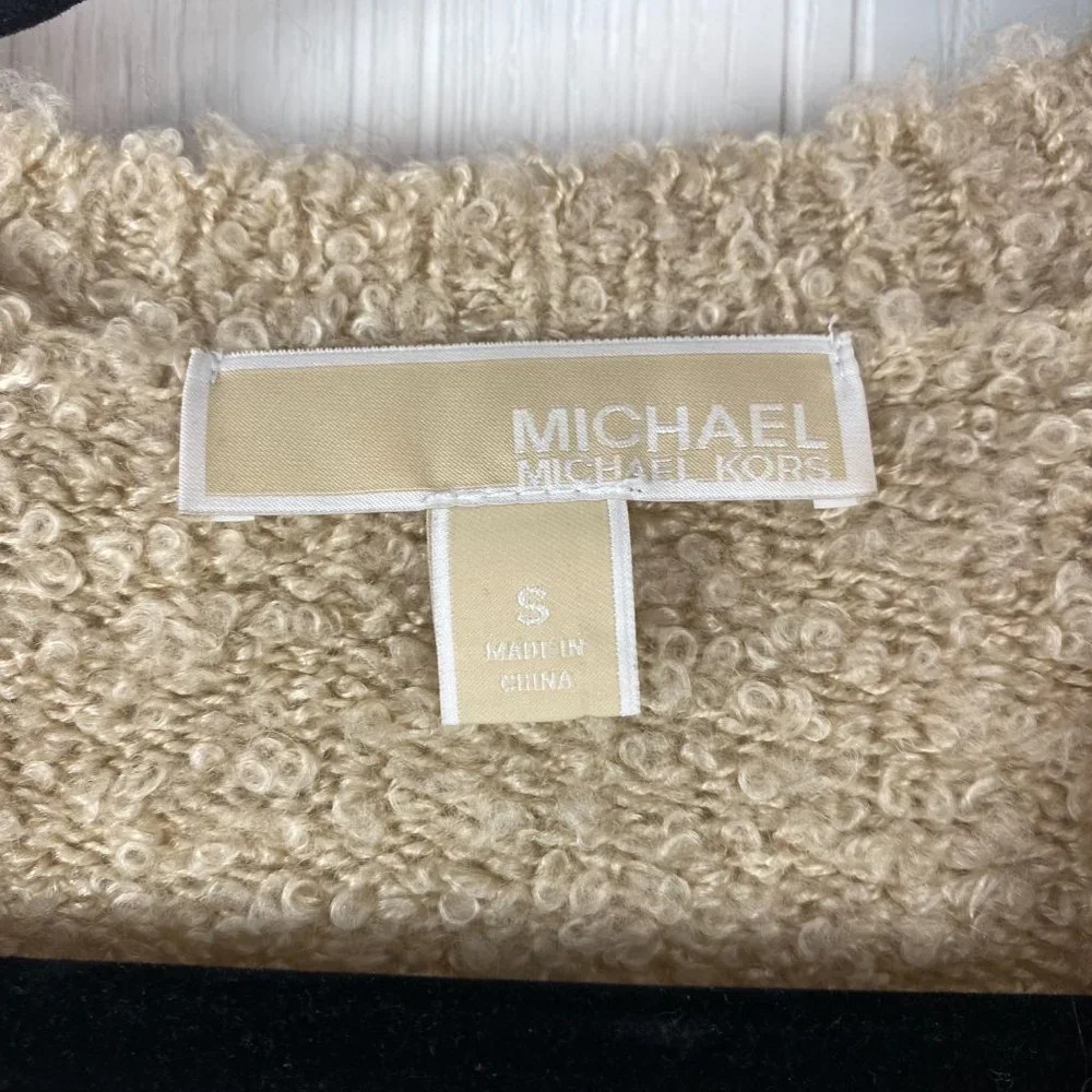 Michael Kors Sweater‎ Cream Wool Blend Size Small